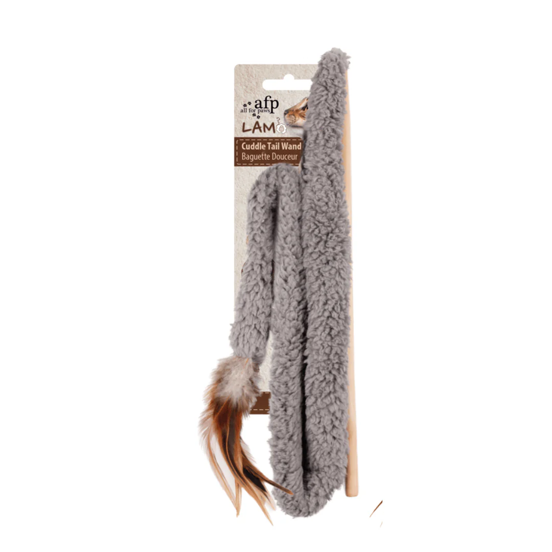 AFP Lambswool Cuddle Tail Cat Wand - Image 3