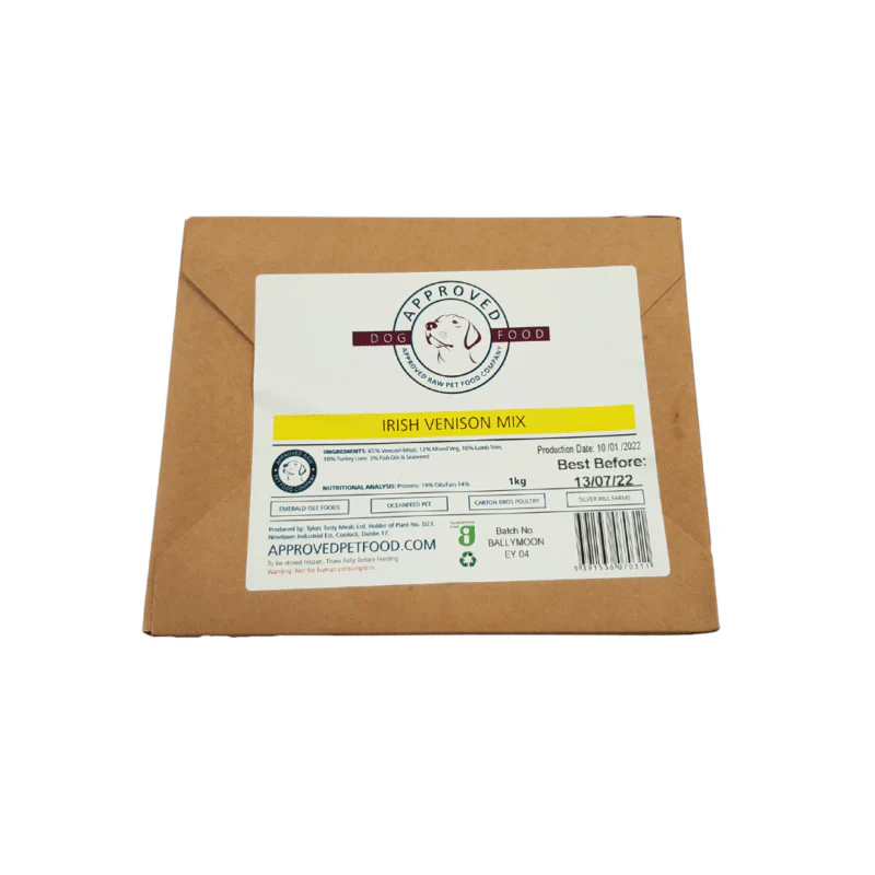 Approved Raw Dog Food Venison and Vegetable - Image 3