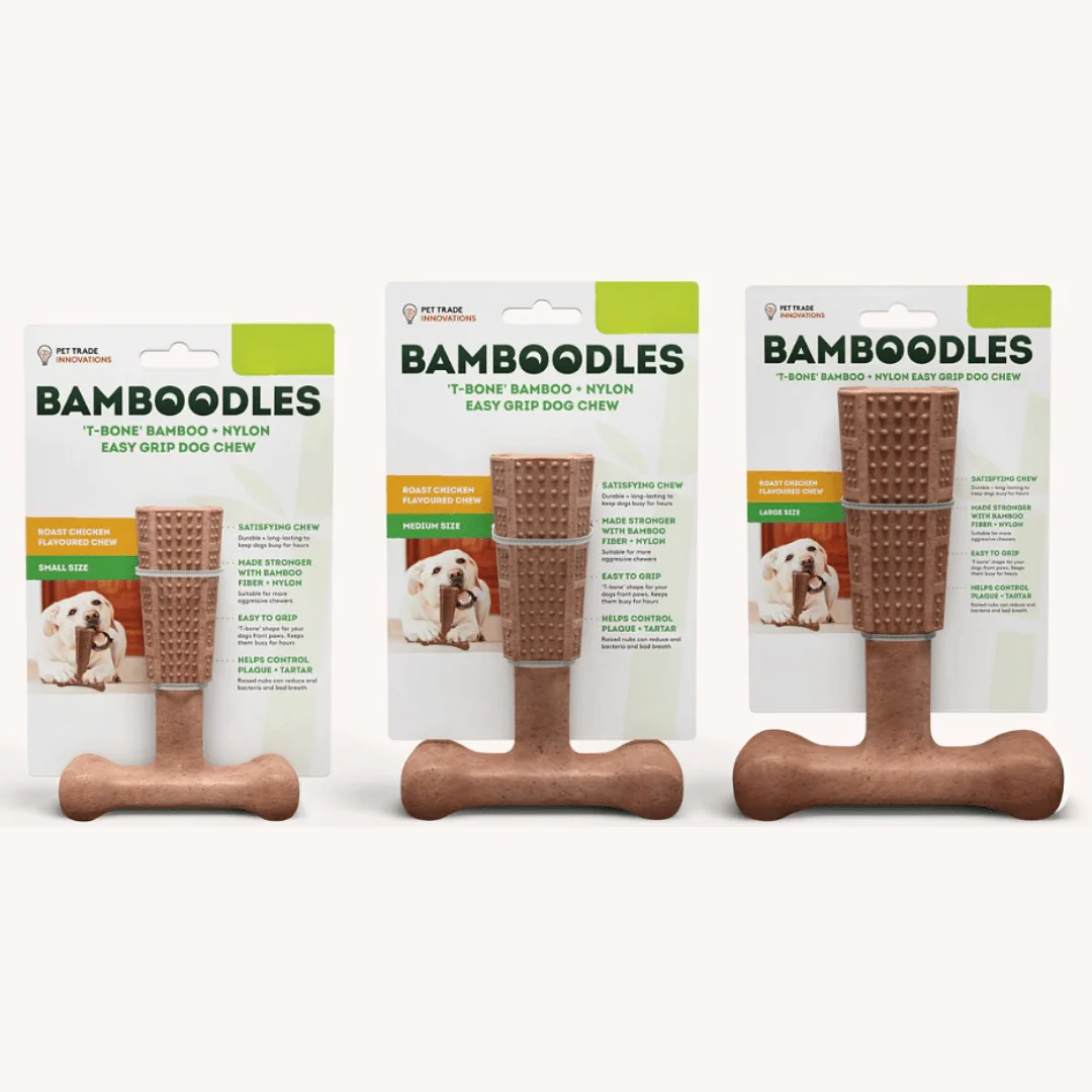 Bamboodles T-Bone Dog Chew - Roast Chicken - Image 7