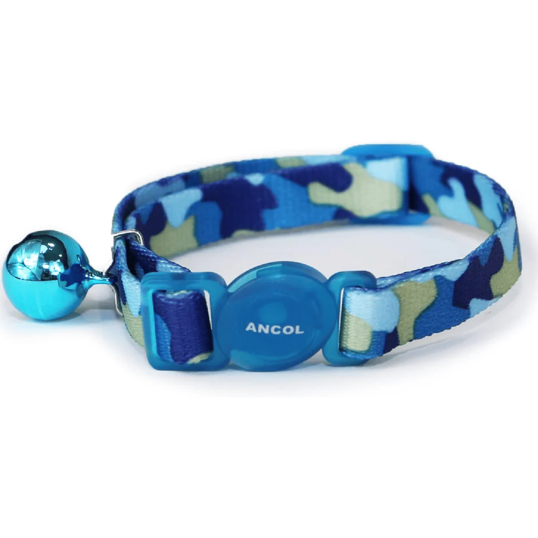Blue Camo Safety Cat Collar - Image 4
