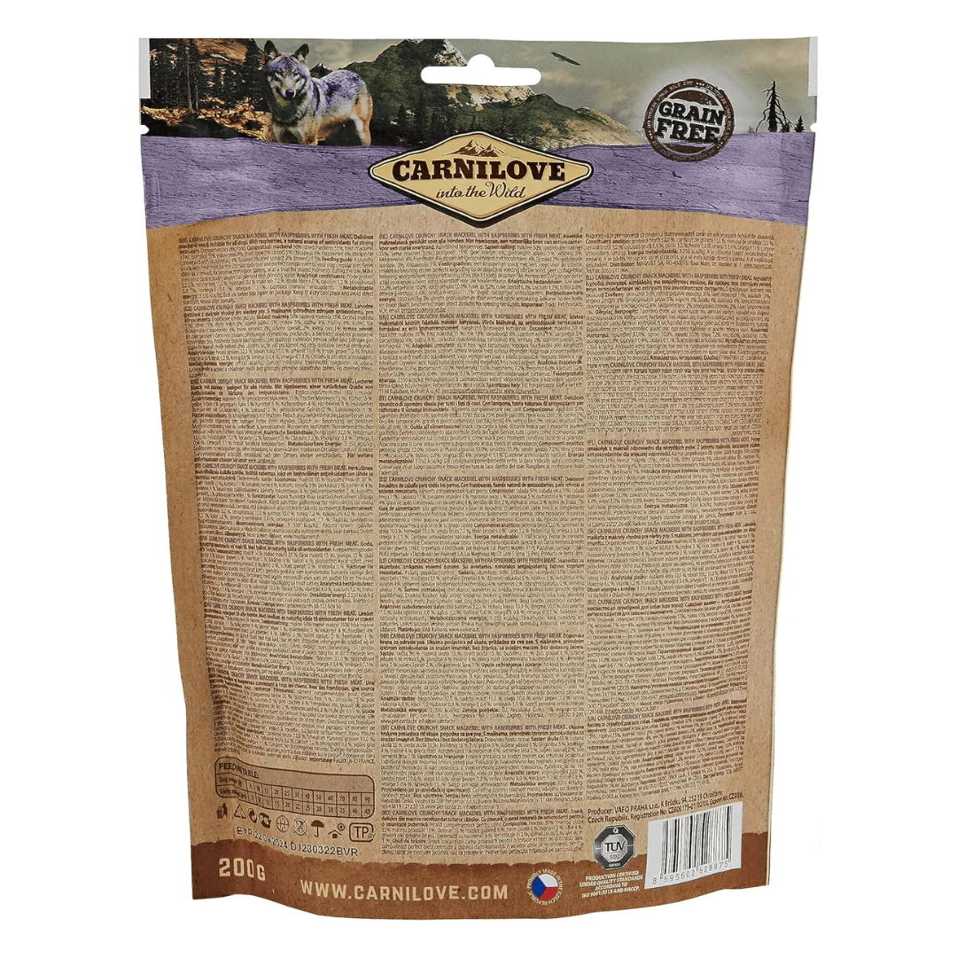 Carnilove Mackerel with Raspberries Treats - Image 4