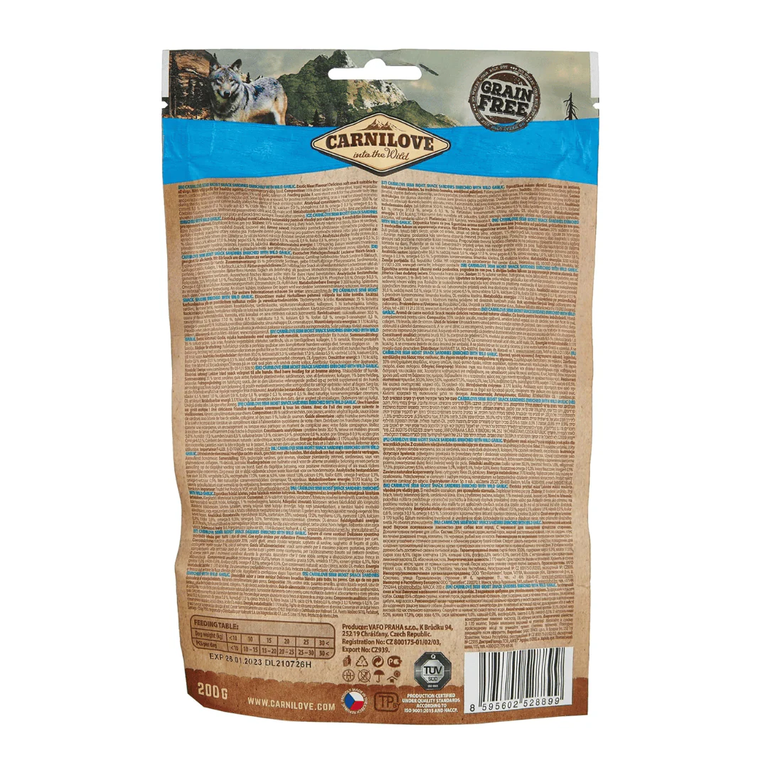 Carnilove Soft Snack Sardines & Wild Garlic - Image 4