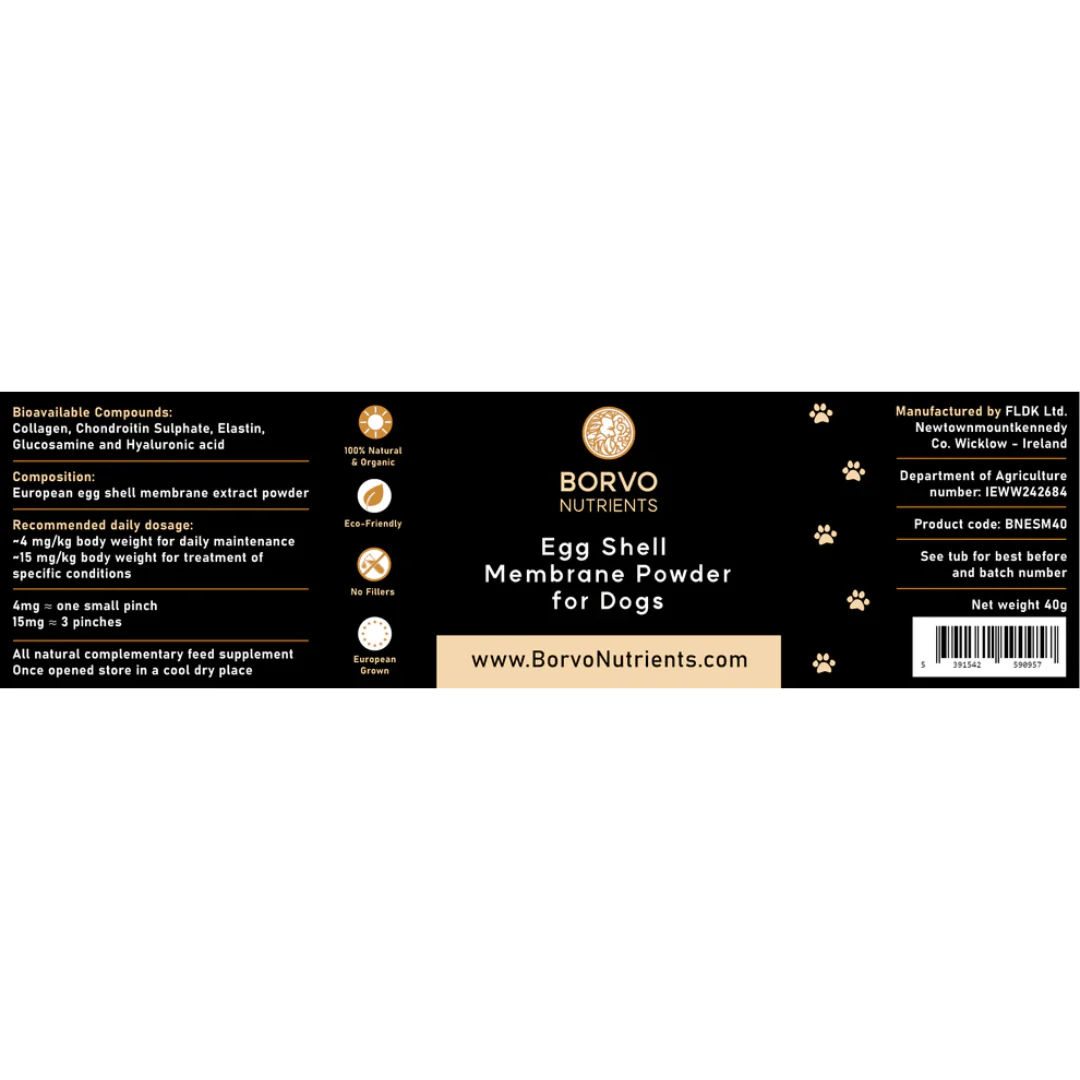 Eggshell Membrane for Dogs - Borvo Nutrients - Image 8