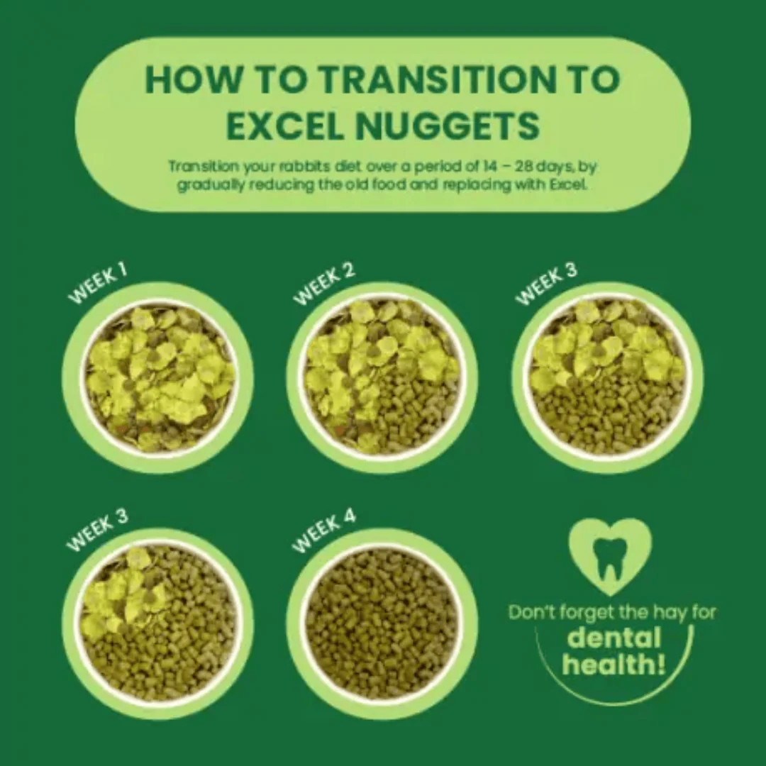 Excel Adult Rabbit Nuggets with Mint 1.5kg - Image 4