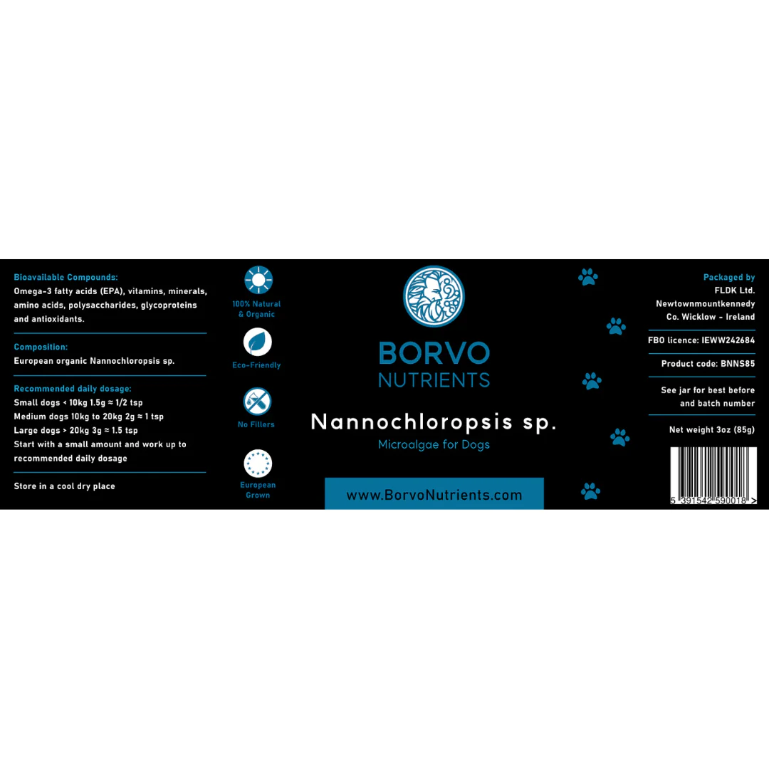 Nannochloropsis Sp. for Dogs - Borvo Nutrients - Image 7