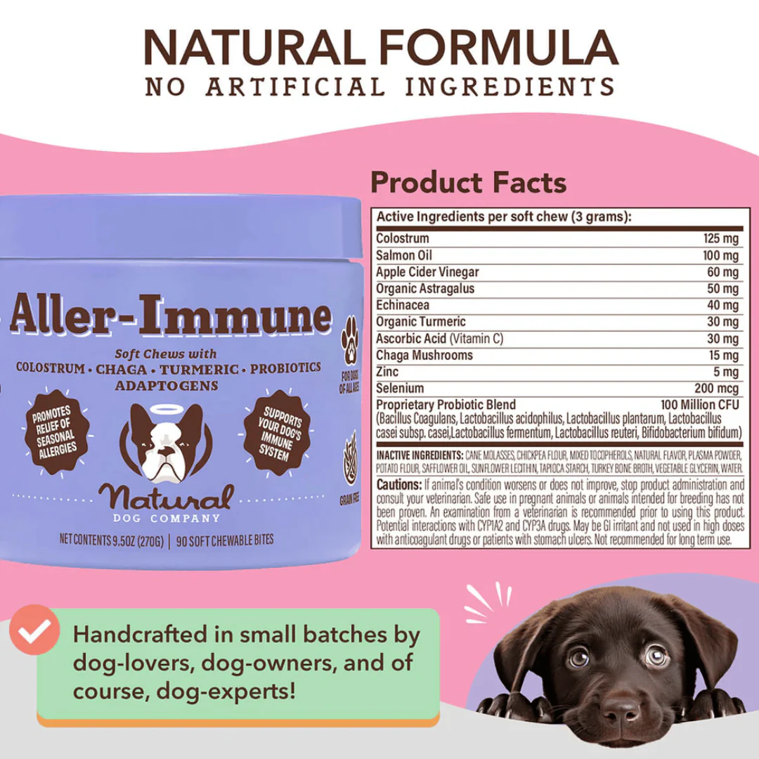 Natural Dog Company Aller-Immune Chews - Image 4