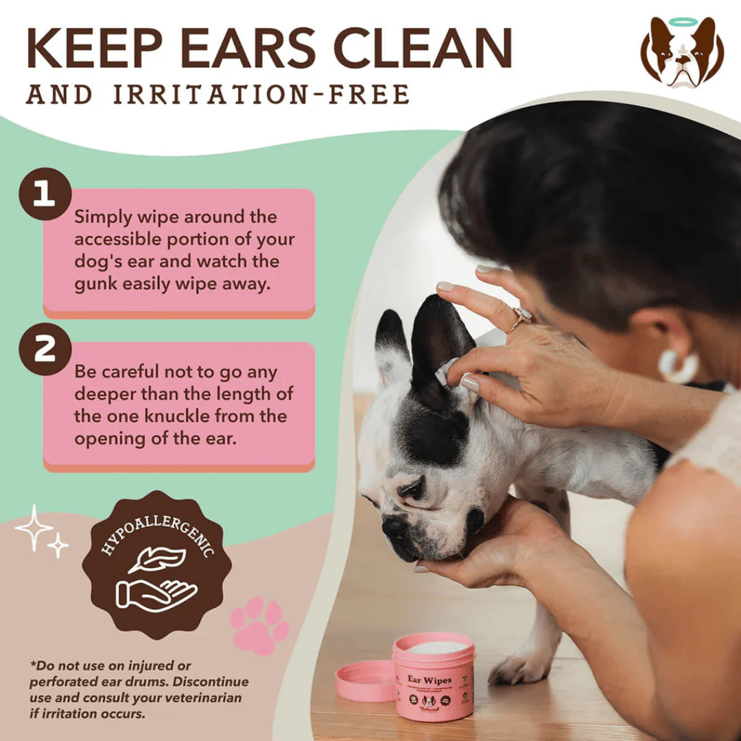 Natural Dog Company Ear Soother Wipes - Image 4