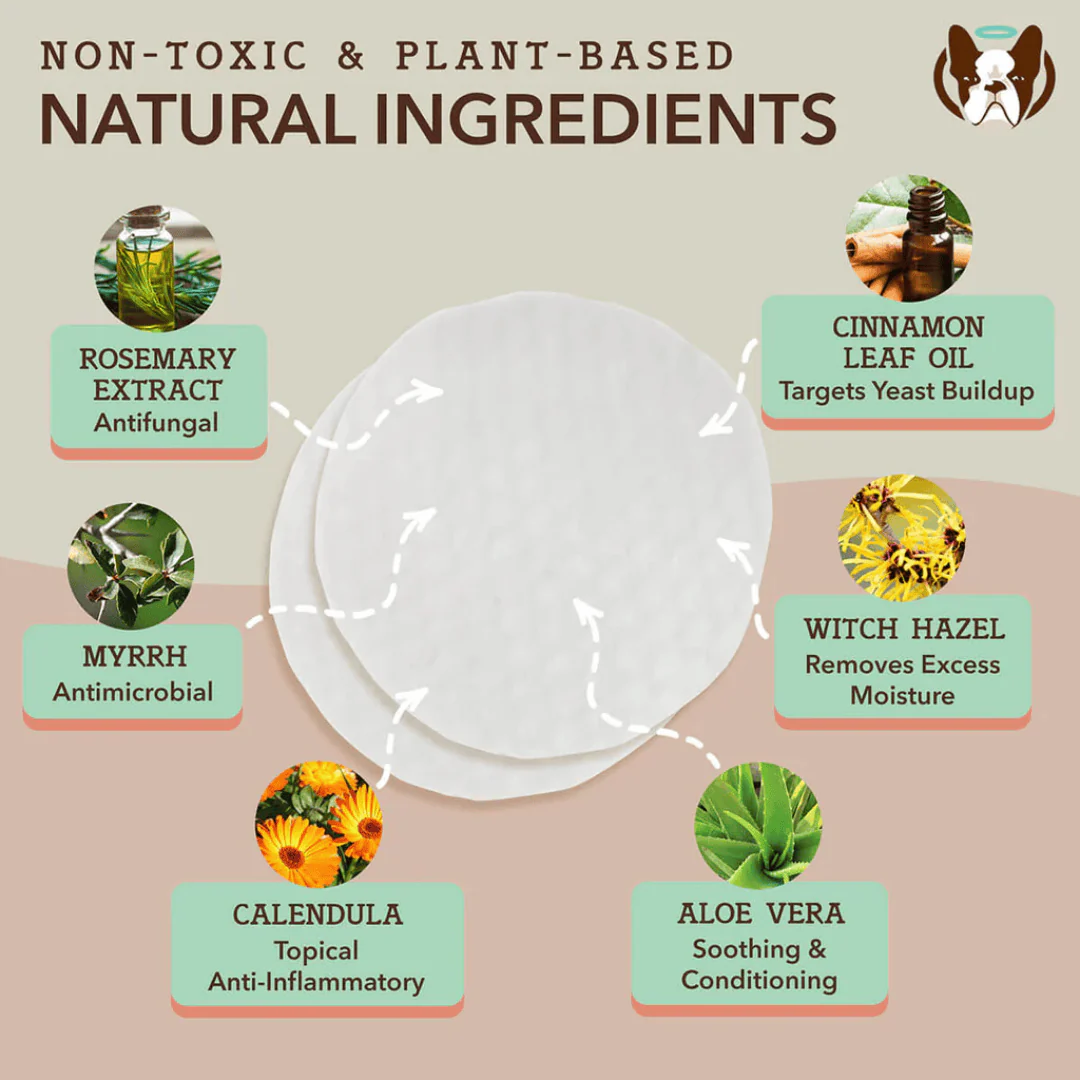 Natural Dog Company Ear Soother Wipes - Image 6