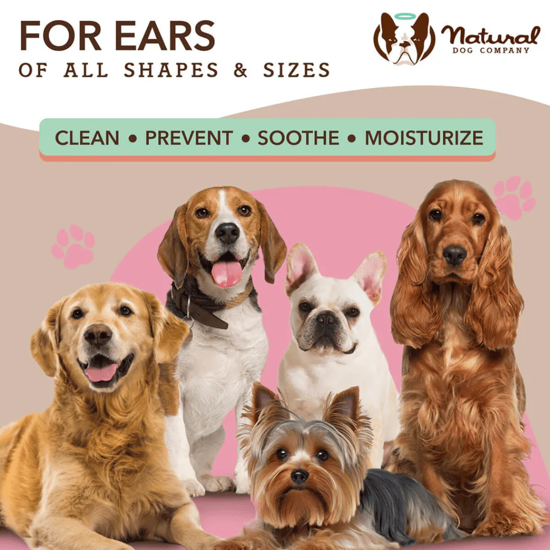 Natural Dog Company Ear Soother Wipes - Image 7