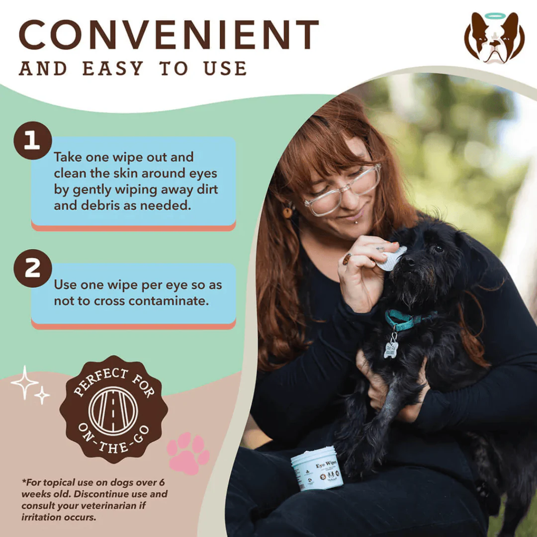 Natural Dog Company Eye Soother Wipes - Image 5