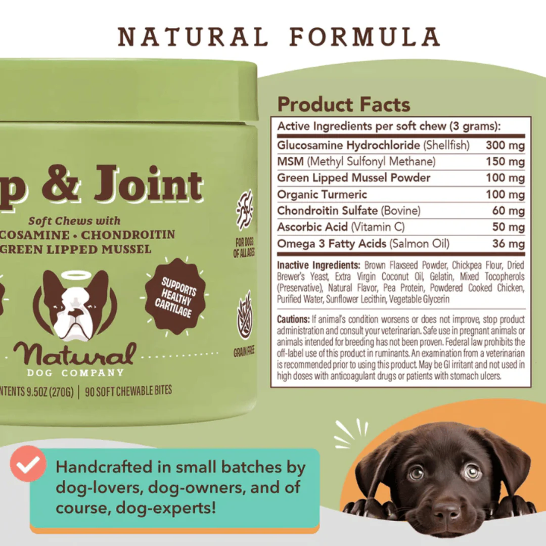 Natural Dog Company Hip and Joint Supplement Chews - Image 5
