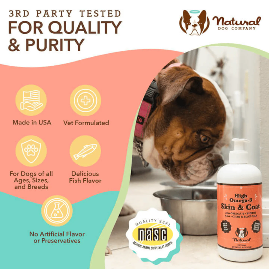 Natural Dog Company Skin & Coat Oil - Image 4