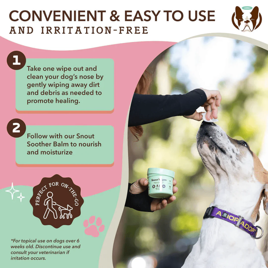 Natural Dog Company Snout Soother Wipes - Image 5