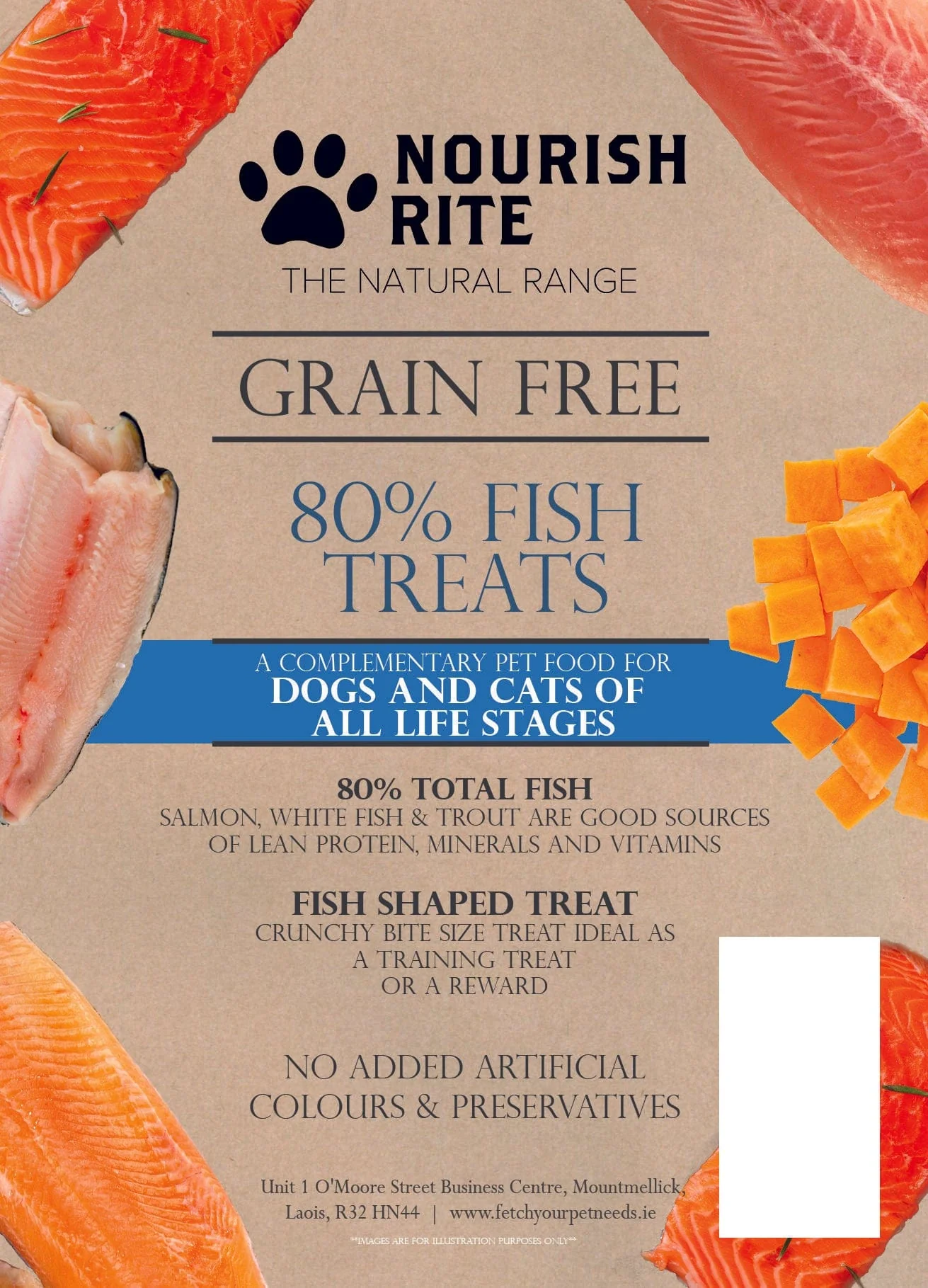 Nourish Rite Grain Free 80% Fish Treats - Image 3