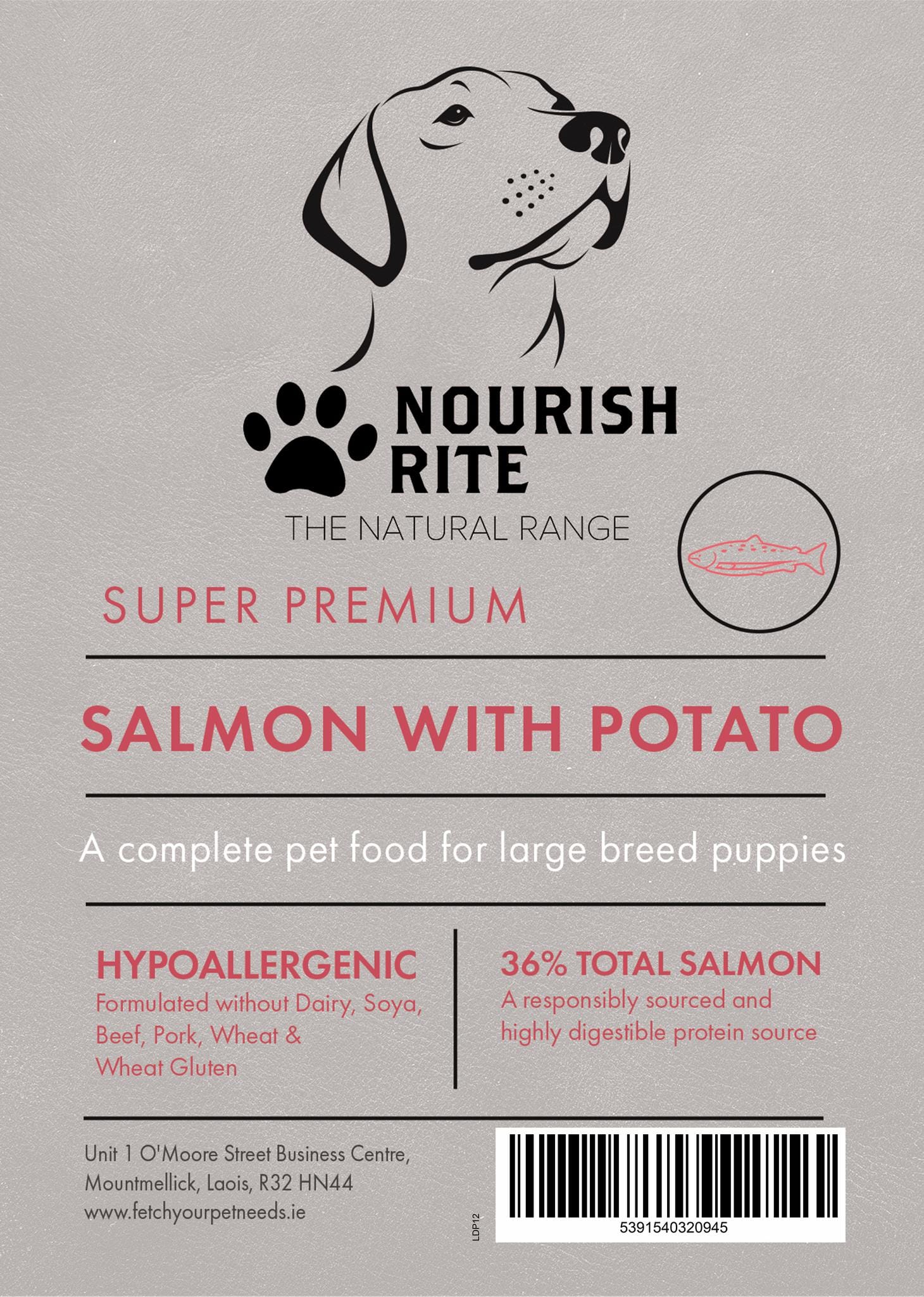 Nourish Rite Premium Puppy Large Breed Salmon - Image 4
