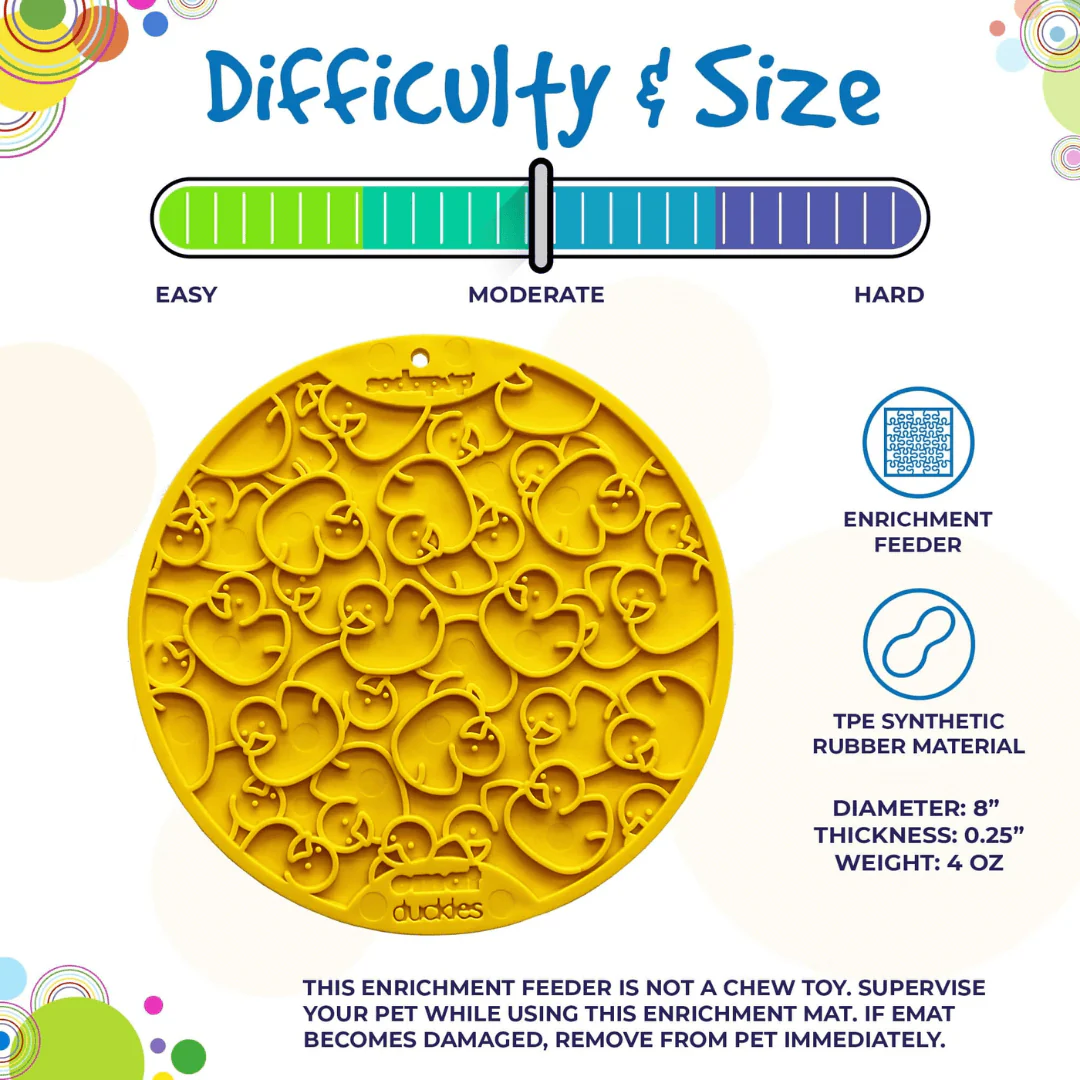SodaPup Duckies eMat Enrichment Lick Mat - Image 3